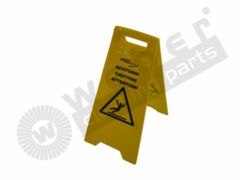 CleanTrack Warnschild 3-sprachig 2
