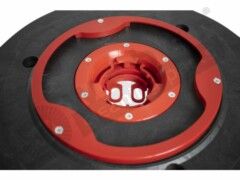 Schleifkornbürste - mittel mit Wasserverteilring