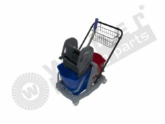 CleanTrack Doppelfahreimer 2x 17 Liter - Duo 217 P