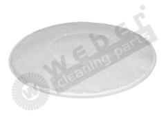 Microfaser-Pad Hochflor weiß Pads Microfaser