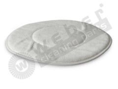 Microfaser-Pad Niedrigflor weiß Pads Microfaser
