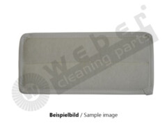 Microfaser-Pad Niedrigflor weiß 3