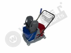 CleanTrack Doppelfahreimer 2x 17 Liter - Duo 217 P